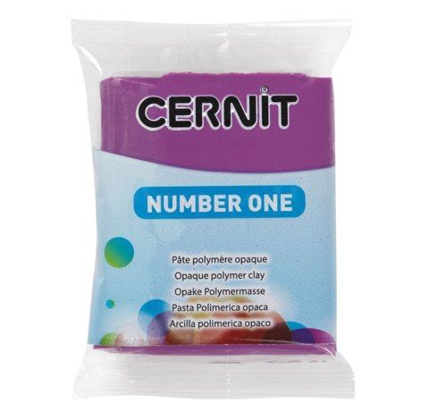 Полімерна глина Cernit Number One, 56 гр. Колір: Пурпуровий №962 
