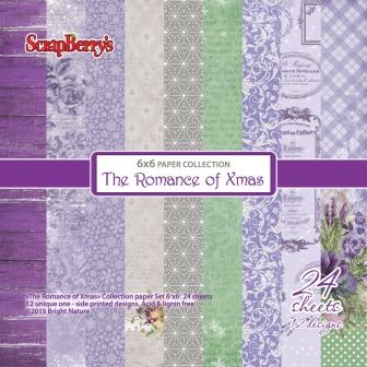 Набор бумаги ScrapBerry's «Новогодний пейзаж», 15х15, 24л.