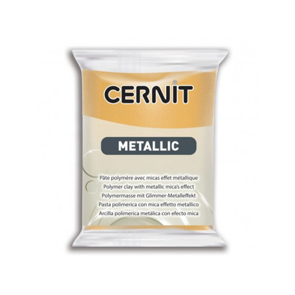 Полимерная глина Cernit Metallic №050 ЗОЛОТО, 56 гр. 
