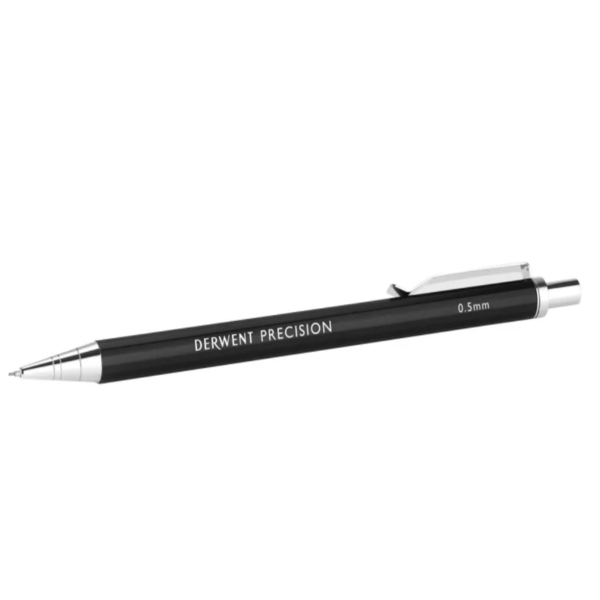 Механический карандаш Derwent Precision НВ 0,5 мм, 15 стержней, 3 ластика (2302428) 