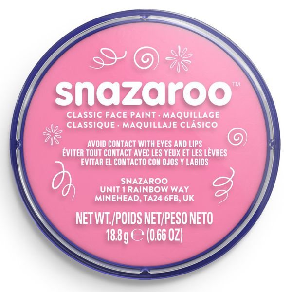 Аквагрим для лица и тела Snazaroo Classic, 18 ml, №577 Pale Pink (Пастельно розовый)