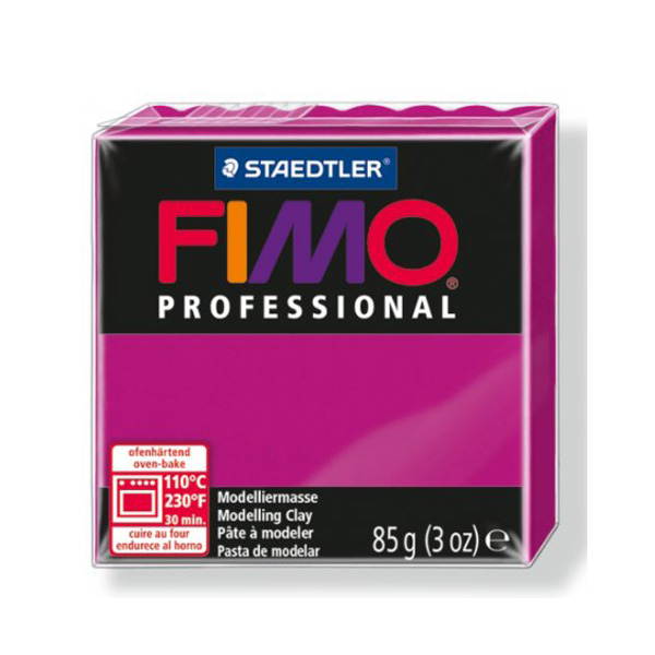Пластика "FIMO Professional", 85 г. Колір: Маджента 210 