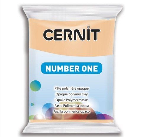 Полимерная глина Cernit Number One, 56 гр. Цвет: Персиковый №423