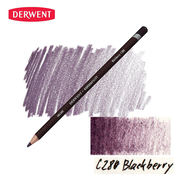 Олівець кольоровий Derwent Coloursoft (C280) Ожина. 