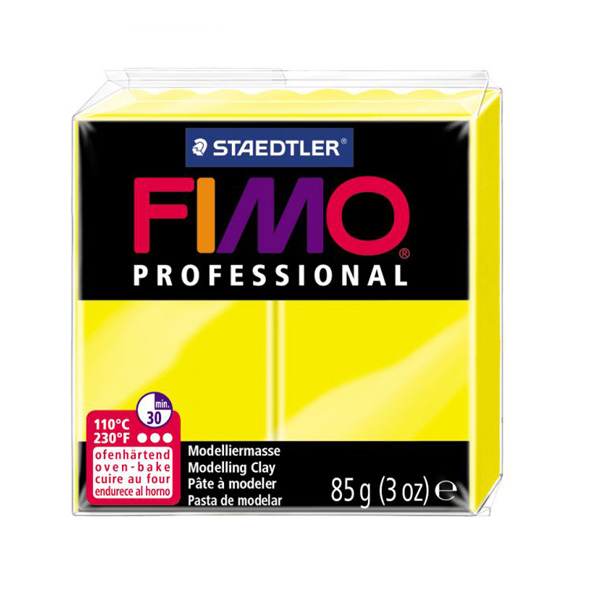 Пластика "FIMO Professional", 85 г. Колір: Лимонний 1 