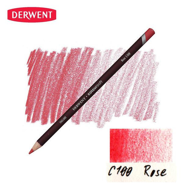 Олівець кольоровий Derwent Coloursoft (C100) Розовий. 