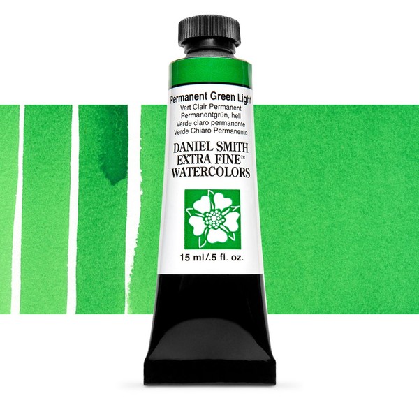 Акварельная краска Daniel Smith, туба, 15мл. Цвет: Permanent Green Light s1
