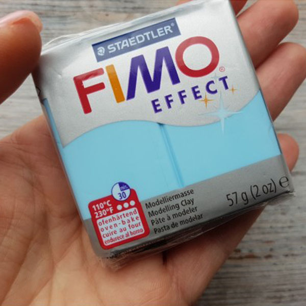 Пластика "FIMO Effect Pastel", 56 Колір: Вода  - фото 2