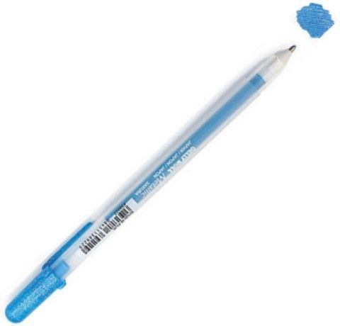 Ручка гелева, METALLIC, Синя Sakura 