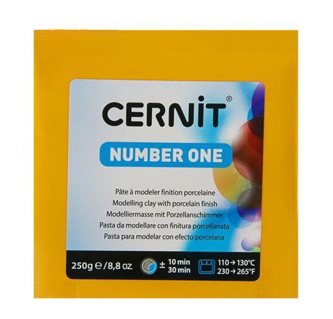 Полімерна глина Cernit Number One ЖОВТА 250 гр. 