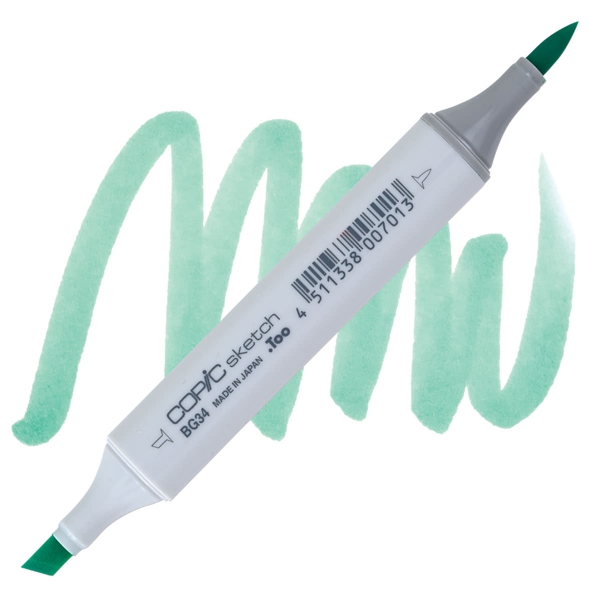 Copic маркер Sketch, №BG-34 Horizon green (Зеленый горизонт)