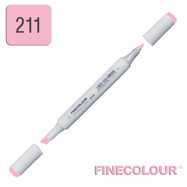 Маркер спиртовой Finecolour Junior 211 нежный розовый RV211