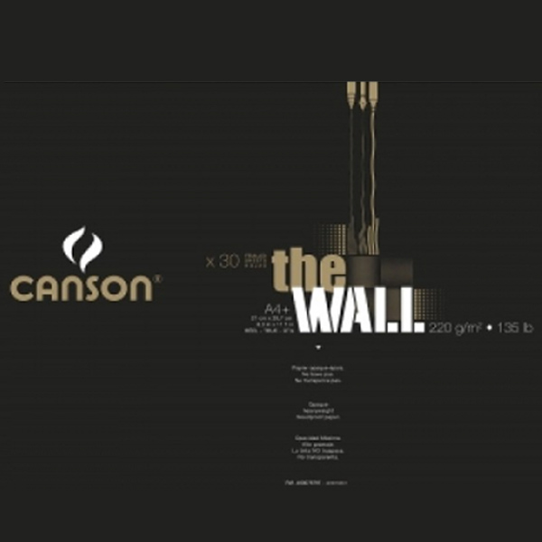 Блок паперу для маркерів Canson The Wall, 220 гр, A4+, (30)  - фото 1