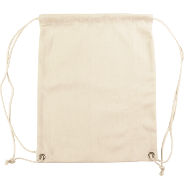 Рюкзак хлопковый 35х45 см, натуральный белый, саржа 240 г/м2, ROSA Talent - фото 1