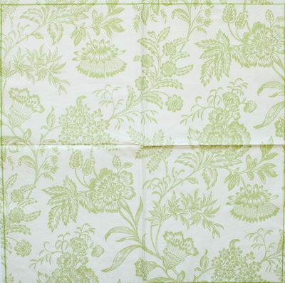 Салфетка Зелёный орнамент