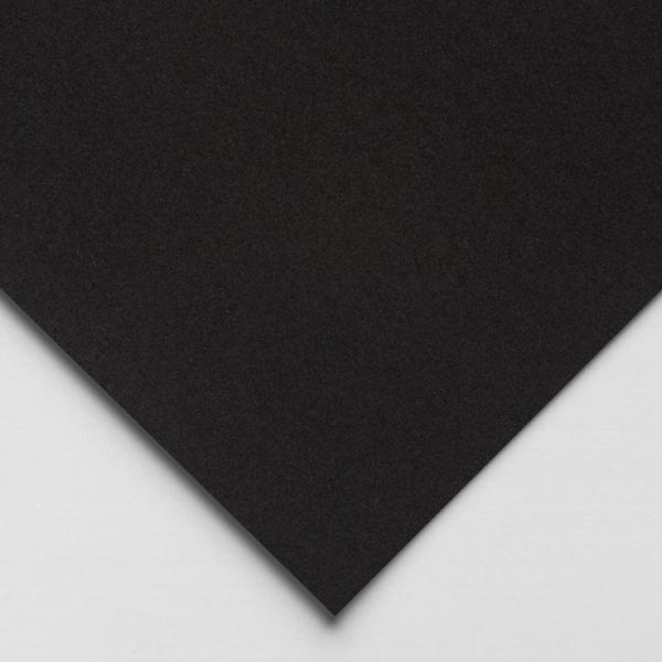Папір для пастелі Hahnemuhle "Velour", оксамитова фактура, 50х70см, 260г/м2. Колір чорний  - фото 1