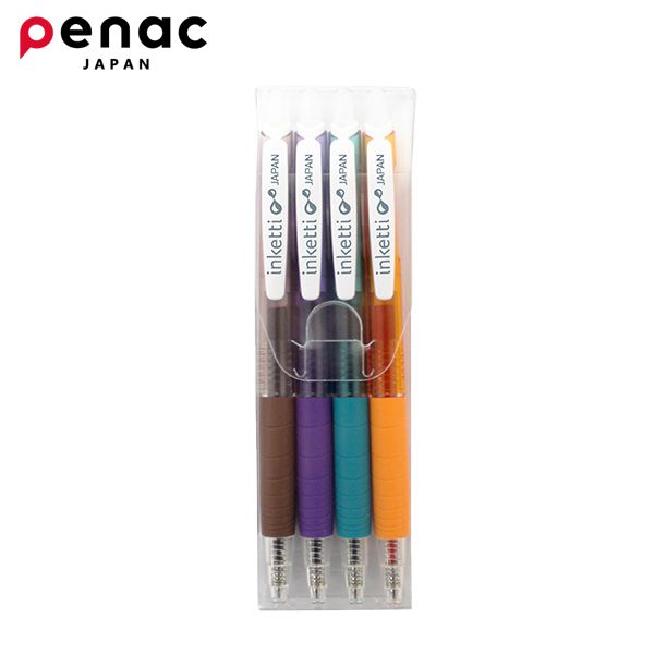 Набір гелевих ручок Penac Inketti -Тренд-, 4 х 0,5 мм.