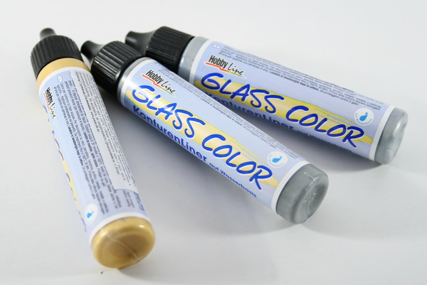 Контурная краска для стекла и фарфора Glass Color, 25 ml