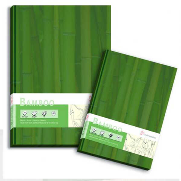 Скетчбук для скетчей Hahnemuhle «Bamboo», тв. пер, 90%бамбук/10%хлопок, А5, 64л, 105г/м2 - фото 1