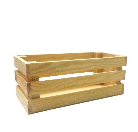 Дерев'яний ящик із сосни (рейковий) №3, 21*10*8 см 