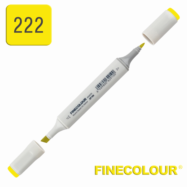 Маркер спиртовий Finecolour Sketchmarker 222 жовтий YG222 