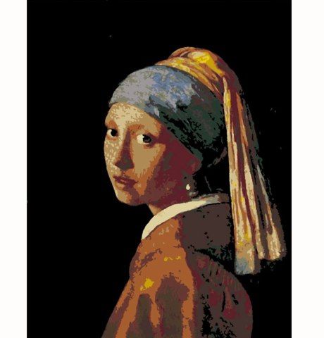 Картина по номерам Rosa Start «Девушка с жемчужиной», 35x45 см - фото 2