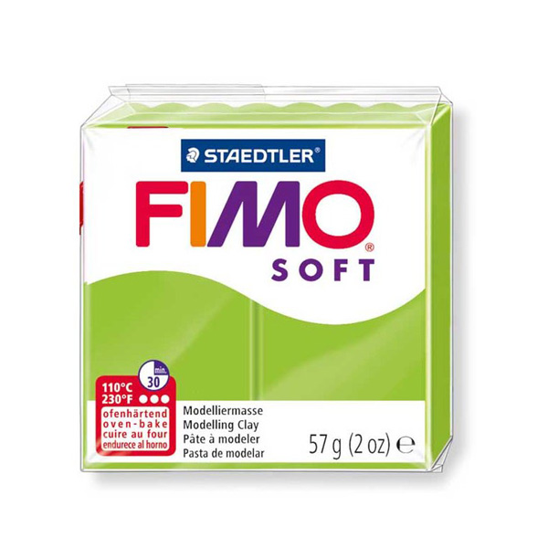 Пластика «FIMO Soft», 56 г. Цвет: Зеленое яблоко №50