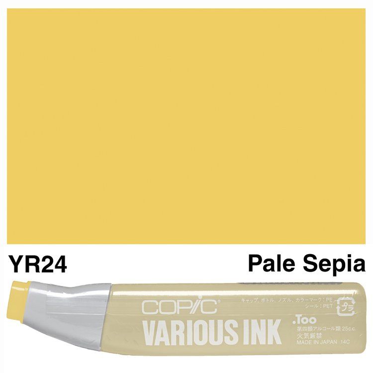 Чорнило для маркерів Copic Various Ink, #YR-24 Yellow ochre (Жовта охра) 