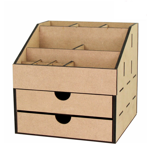 Комод-органайзер із двома висувними скриньками, МДФ, 22,5х22,5х22,5 см, ROSA TALENT  - фото 1