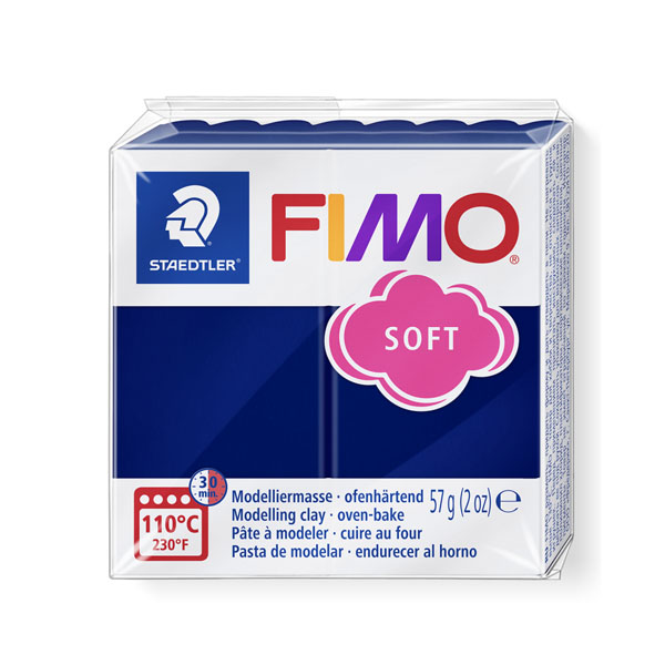 Пластика «FIMO Soft», 56 г. Цвет: Королевский синий №35