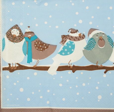 Салфетка Зимние посиделки