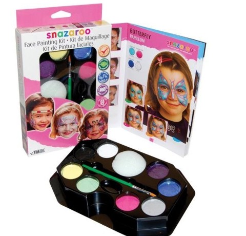 Snazaroo набор красок для аквагрима  Girls hanging palette kit, 8х2 мл