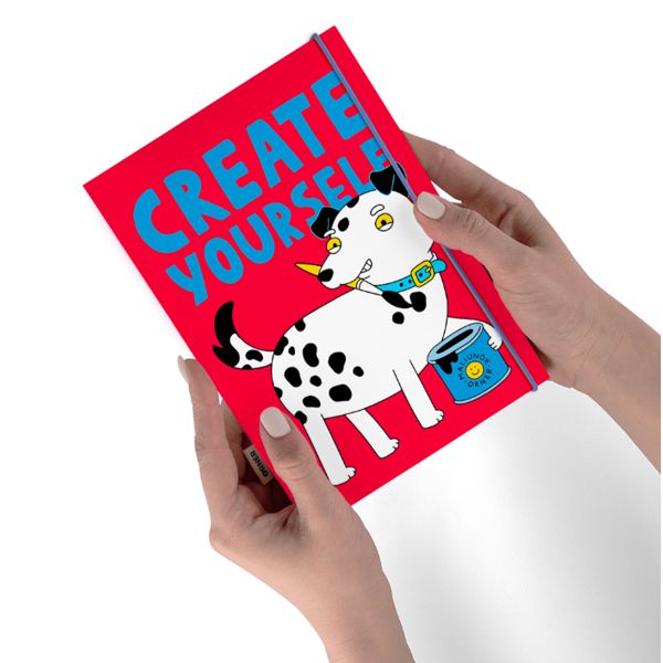 Скетчбук «Create yourself», Orner, А5, 150 г/м2, 120 арк. - фото 6