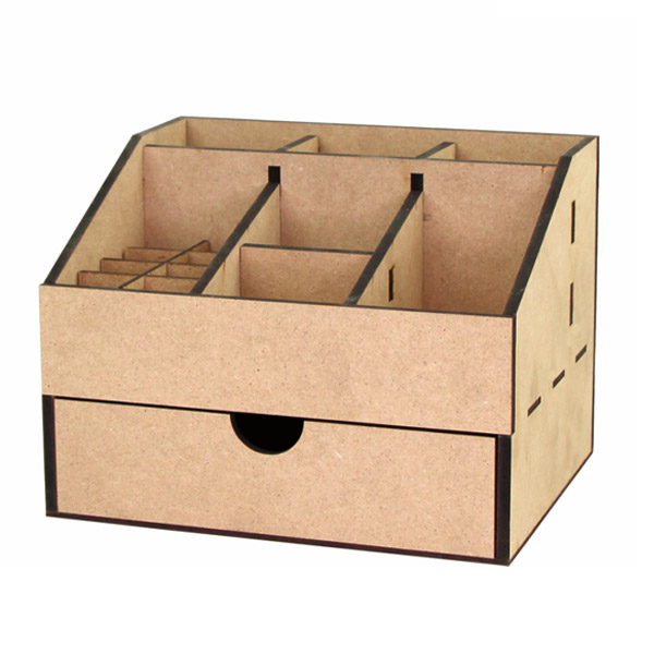 Комод-органайзер з висувною скринькою, МДФ, 22,5х18х16,5 см, ROSA TALENT  - фото 1