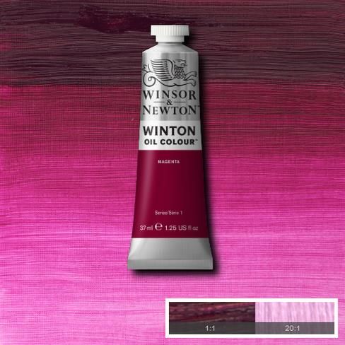 Олійна фарба Winton від Winsor & Newton, 37мл. Колір: MAGENTA 
