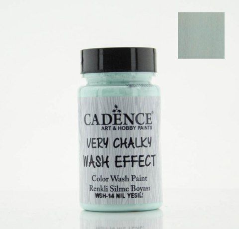 Cadence винтажная краска на акриловой основе Very Chalky Wash Effect, 90 мл, ЗЕЛЕНАЯ РЕЧКА