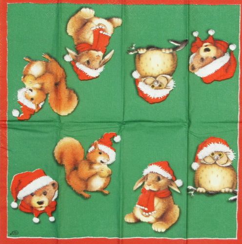 Салфетка Сова и зайчик (плат)