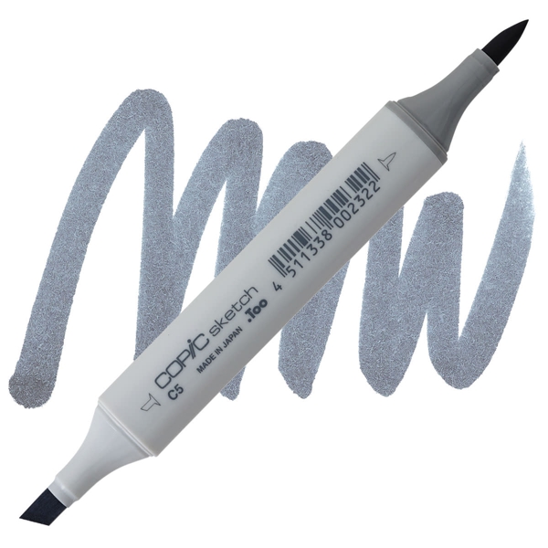 Copic маркер Sketch №С-5 Cool gray (Холодний сірий) 