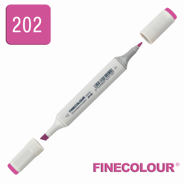 Маркер спиртовой Finecolour Sketchmarker 202 ярко-розовый RV202
