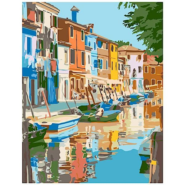 Картина по номерам ROSA START «Город на воде», 35x45 см - фото 2