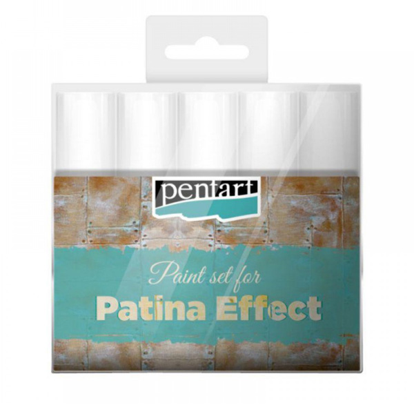 Набор для патинирования Pentart Patina Effect, 5х20 ml (29763) - фото 1