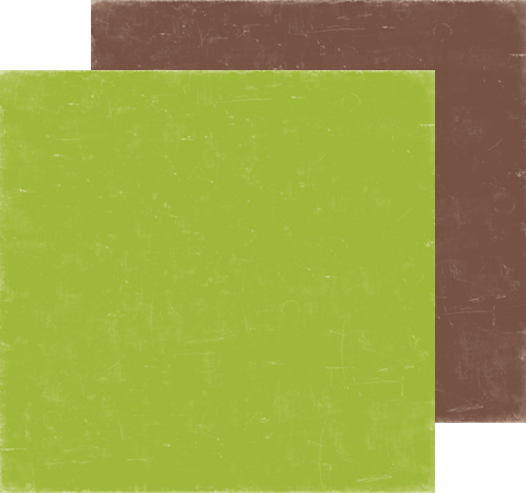 Бумага для скрапбукинга Green/Brown, 30х30 см