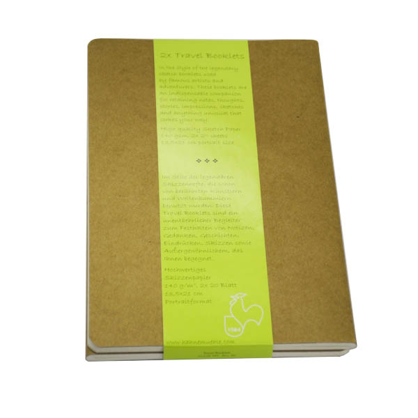 Блокноти для начерків Hahnemuhle "Travel Booklet", пейзажна, 13,5х21см, 20л, 140г/м2, 2шт.  - фото 2