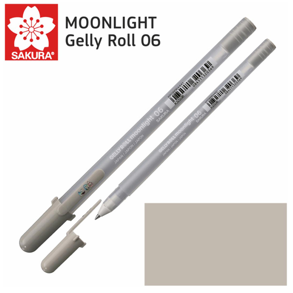 Ручка гелева MOONLIGHT Gelly Roll 0,6 Sakura, СІРА ХОЛОДНА 