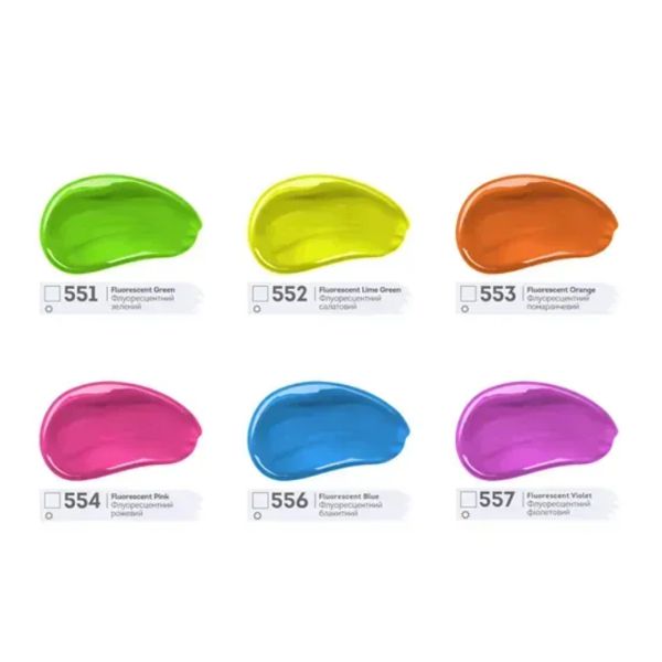 Акрилова художня фарба ArtKompozit 430 мл, #556 ФЛУОРИСЦЕНТНИЙ СИНІЙ - фото 2