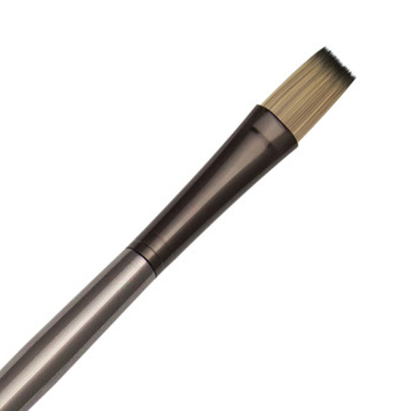 R&L Плоская кисть с удл. ворсом Zen 53F, синтетика, длинная ручка, #8