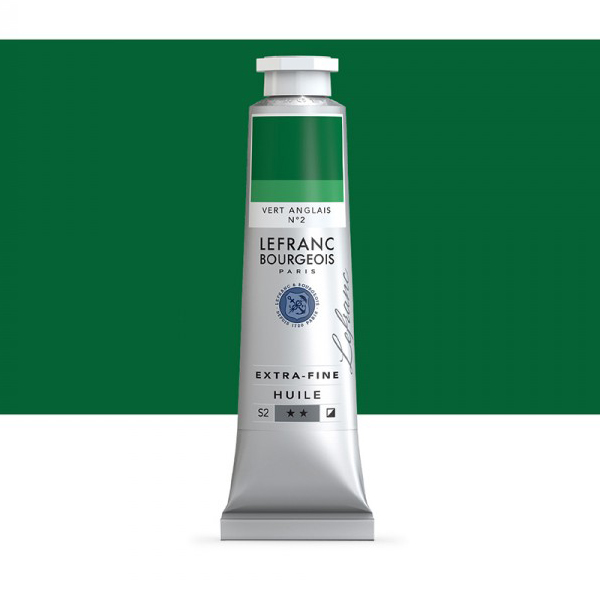 Масляная краска Lefranc Fine №506 Хром зеленый средне-темный, 40 ml