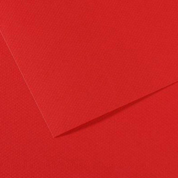 Папір для пастелі Canson Mi-Teintes 160 гр, 50x65 см, 505 ВИШНЕВО-ЧЕРВОНИЙ (Red) 