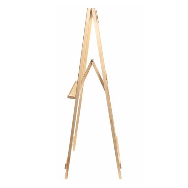 Мольберт стаціонарний, хлопавка одностороння, сосна, 60х85х115см., мак. висота полотна 53см., в упак - фото 4