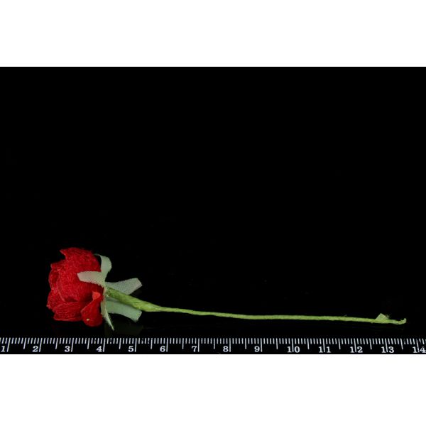 Букетик искусственных цветочков с тычинками 6 шт/уп., КРАСНЫЕ - фото 2